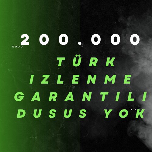 ▶️ YouTube 200.000 Türk izlenme ⚡ anında teslimat ✅ garantili işlem 📉 düşüş yaşanmaz 🔗 link iletmeniz yeterlidir 🔒 şifre gerekmez
