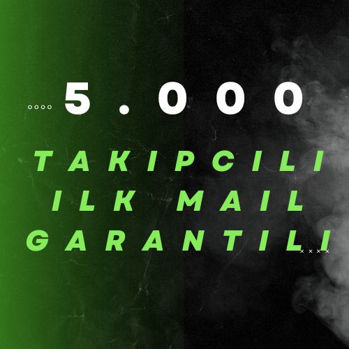 📸 Instagram 5000 takipçili ilk mailli hesap
