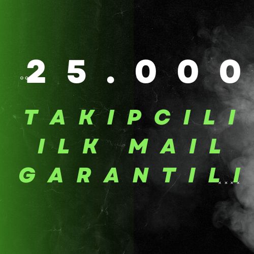 📸 Instagram 25000 takipçili ilk mailli hesap