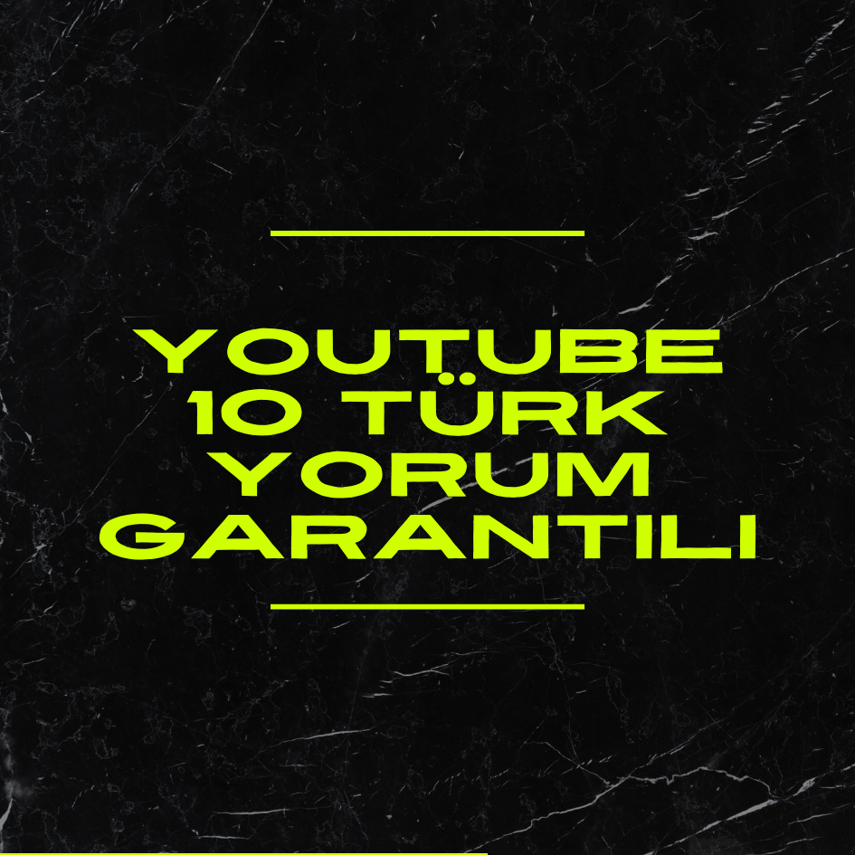 ▶️ YouTube 10 Türk yorum ⚡