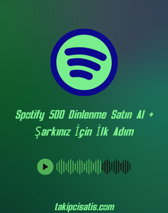Spotify 500 Dinlenme Satın Al + Şarkınız İçin İlk Adım