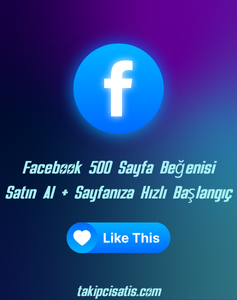 Facebook 500 Sayfa Beğenisi Satın Al + Sayfanıza Hızlı Başlangıç