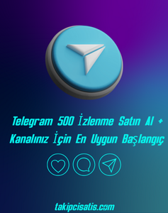Telegram 500 İzlenme Satın Al + Kanalınız İçin En Uygun Başlangıç