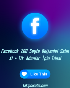 Facebook 200 Sayfa Beğenisi Satın Al + İlk Adımlar İçin İdeal